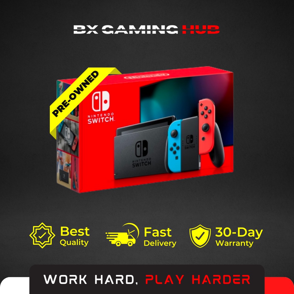 (PreOwned) Nintendo Switch V2 Neon (Condition 99) Shopee Malaysia