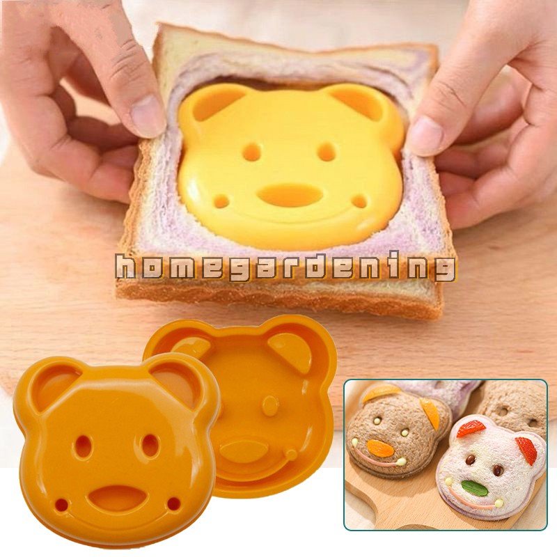 Bear Sandwich Mold Toast Bread Making Cutter Mould Cute Baking Pastry Tools Children Interesting Food Kitchen Accessories