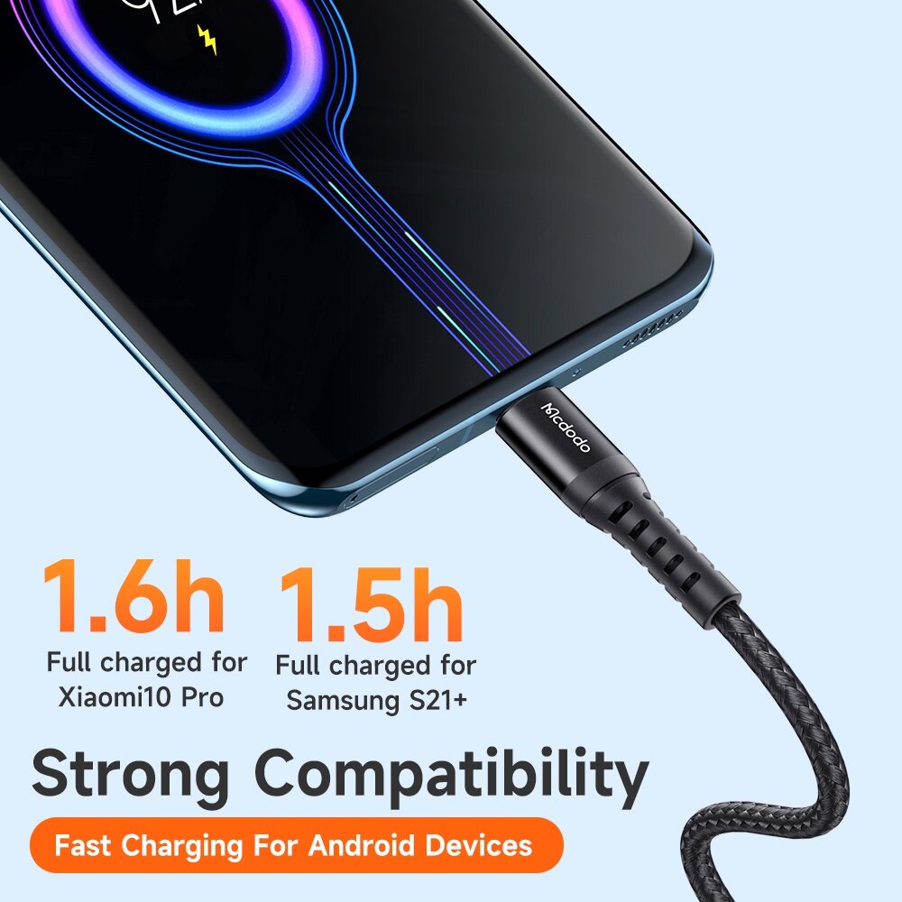 MCDODO (100% Original) 3A Current fast charge strong & durable fast charge cable