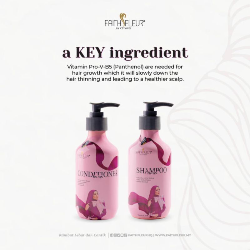 Faith Fleur Shampoo Dan Conditioner Rambut Gugur Anti Kelemumur 250ml Shopee Malaysia 1000