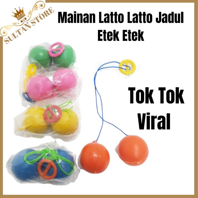 Smilestore Latto Toy Latto Toy Tok Tok Old School Toy Etek Toy Lato Lato Makasar Shopee Malaysia