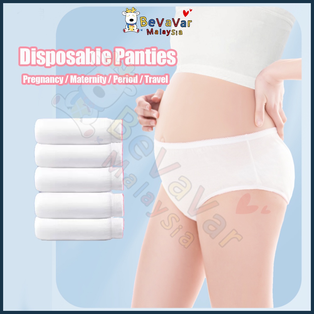 LAKOE 4080kg Cotton Disposable Panties Maternity Menstruat Travel