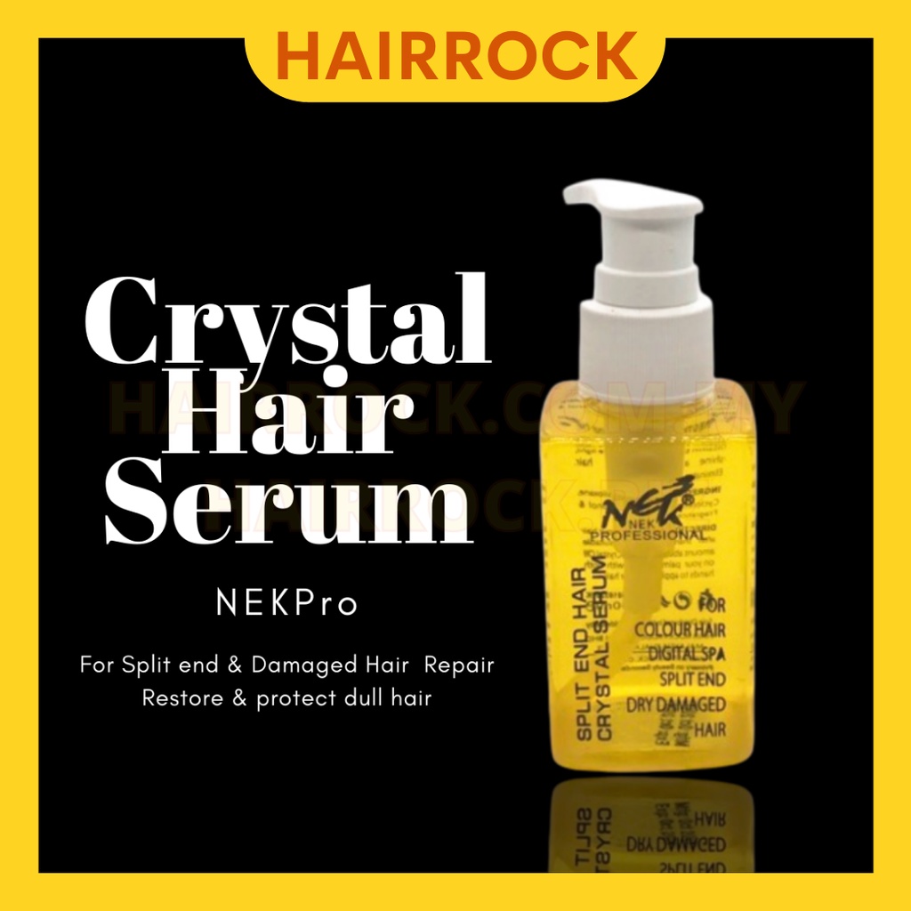 NEK Hair Serum Split End Crystal Hair oil for Dry & Damaged Hair 100ml  (SS11) | Shopee Malaysia