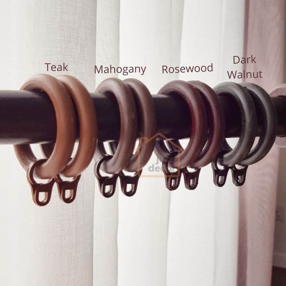 Curtain Wooden Rod Ring / Gelang Rod Kayu Langsir Shopee Malaysia