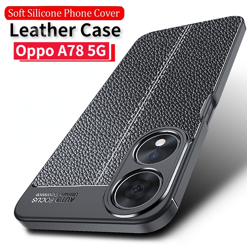 Oppo A78 5g 2023 Shockproof Soft Tpu Leather Phone Case For Oppo A78 5g A58 A77 5g 78a A 78 5g 4837