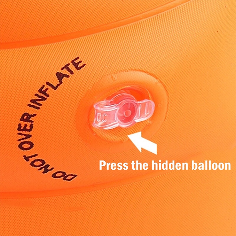 Inflatable Swimming Newborn Baby Safety Ring Kids Arm Bands Float Boy