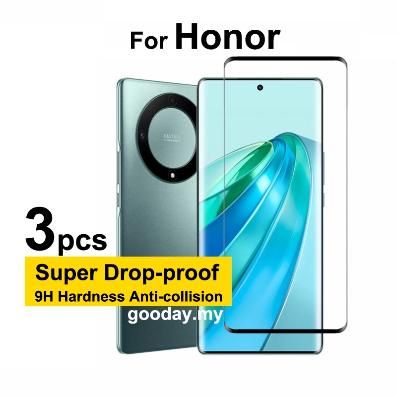 3pcs Honor X9a 5g Screen Protector 9d Tempered Glass For Honor X9a 5g X7a X6s X6 X7 X8 X9 5g 2124