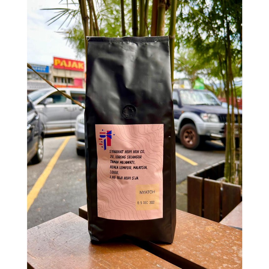 [SYARIKAT KOPI KOK] NYATOH Espresso Blend Coffee Beans - Arabica Blend (1 KG)