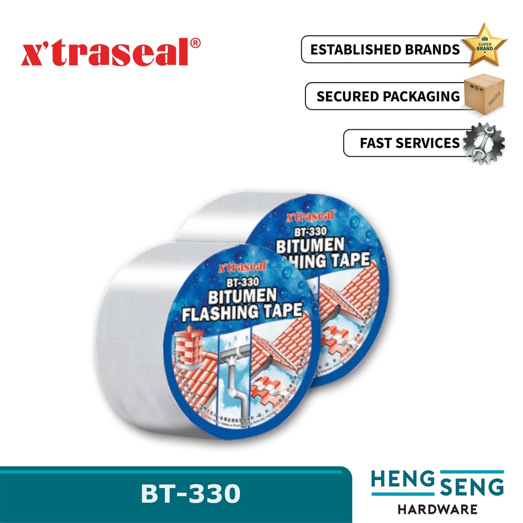 XTRASEAL INSTANT BITUMEN FLASHING TAPE 2" BT330 BT330 ( 50MM x 10M x 1