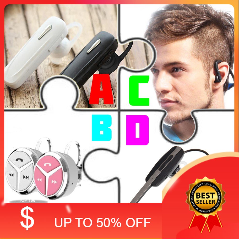 🎁KL STORE✨ [Ready Stock] Bluetooth Wireless Stereo Headset Ear HandFree Earphone Headphon
