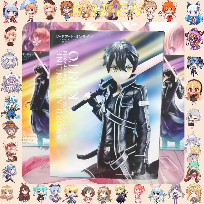 Banpresto Sword Art Online Alicization EXQ Figure A: Kirito JAPAN IMPORT