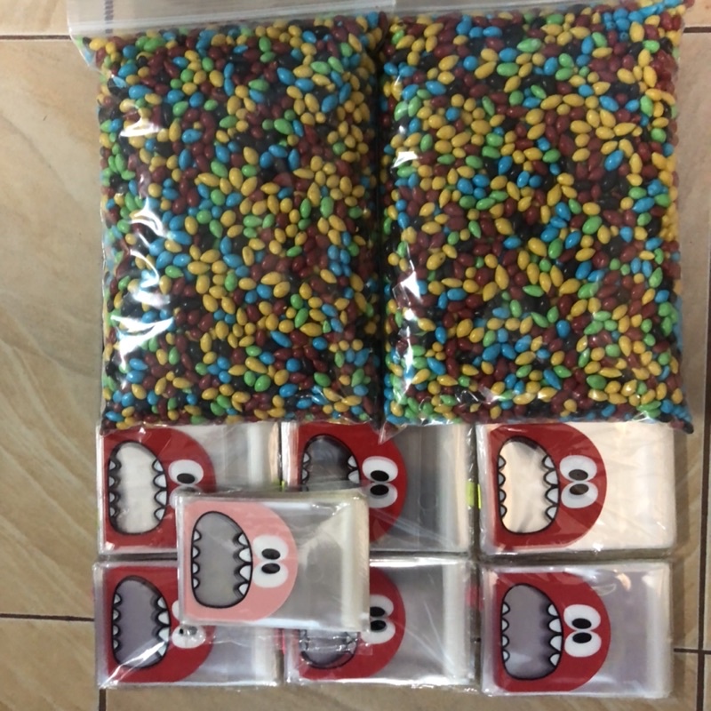 Coklat kuaci with bag goodies doorgift murah