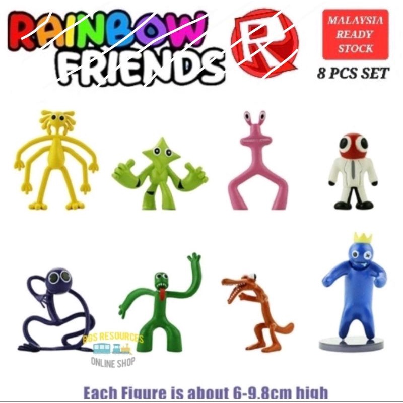 [ READY STOCK ] RAINBOW FRIENDS FIGURE ROBLOX TOY FRIENDS OF ROBLOX