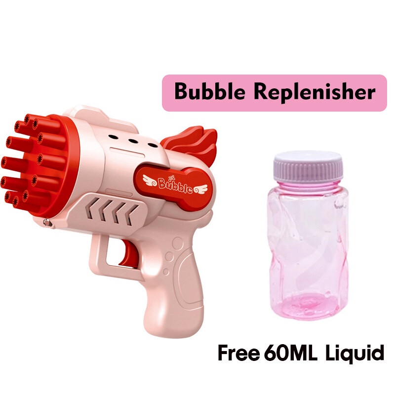Gatling Bubble Camera Water Gun Machine Bubble Gun Bubble Toys Buih Mainan / Per