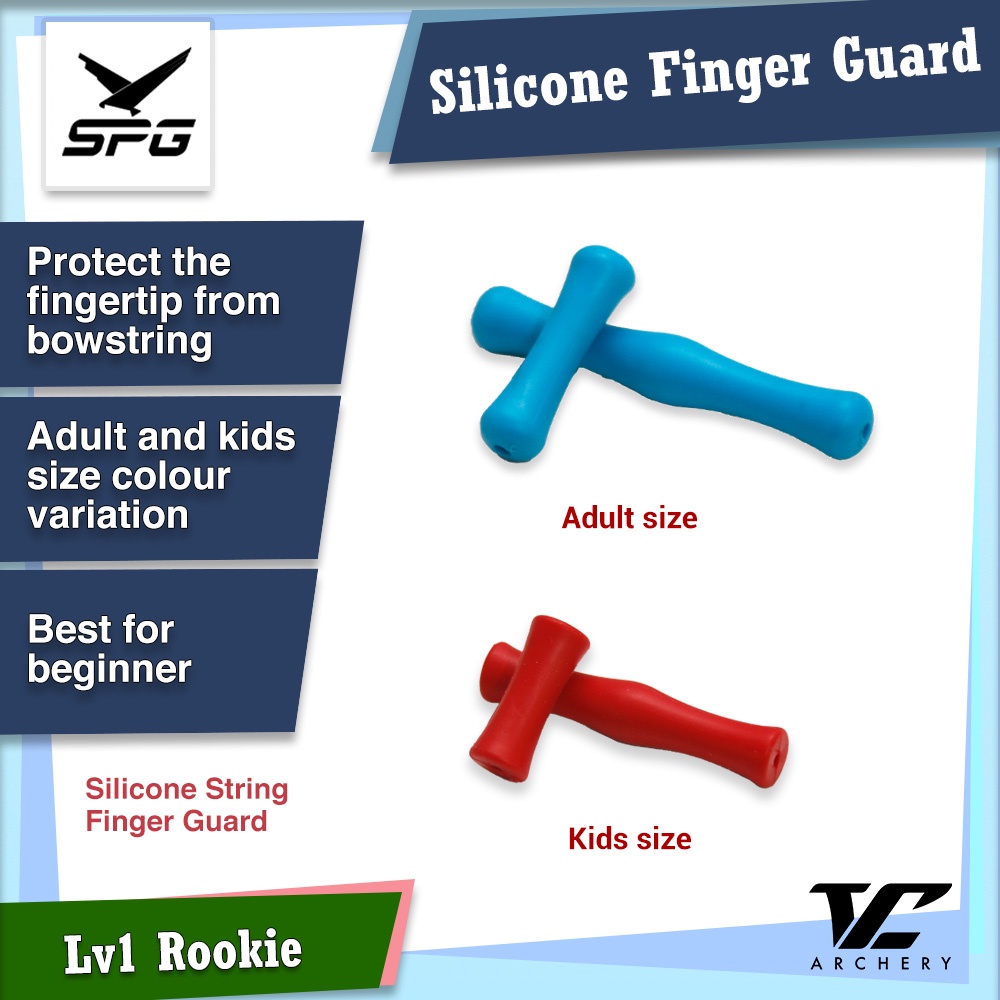 V Club Archery Silicone String Finger Guard For Traditional / Recurve