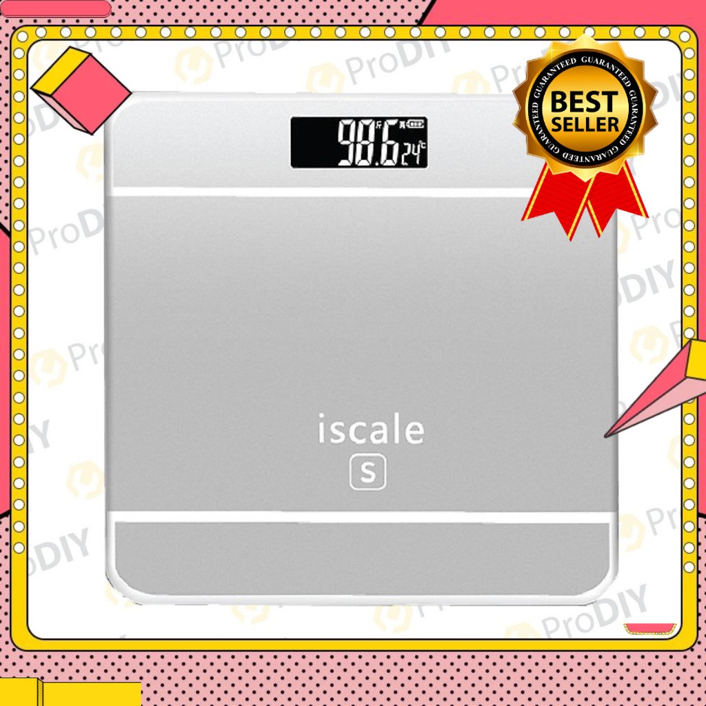 🎁KL STORE✨  READY STOCK Digital Body Weight Scale Electronic Bathroom Weighing Glass