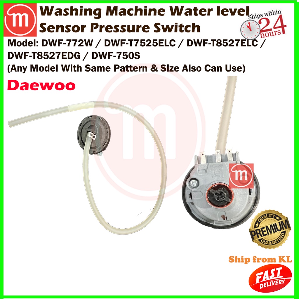 Daewoo Washing Machine Water level Sensor Pressure Switch DWF-772W DWF-T7525ELC DWF-T8527ELC DWF-T8527EDG DWF-750S