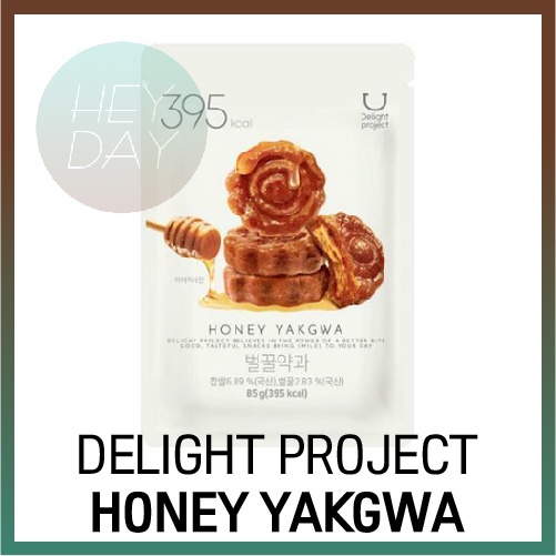 [Delight Progect] Honey Yakgwa 85g/Chapssal/Mini/Cookies/Snack/Hangwa/Dessert/Sweets/Korean Traditional Sweets/Bite Size/Pastry/Ice Cream/Topping/Premium/Homemade/Ready To Eat Meal