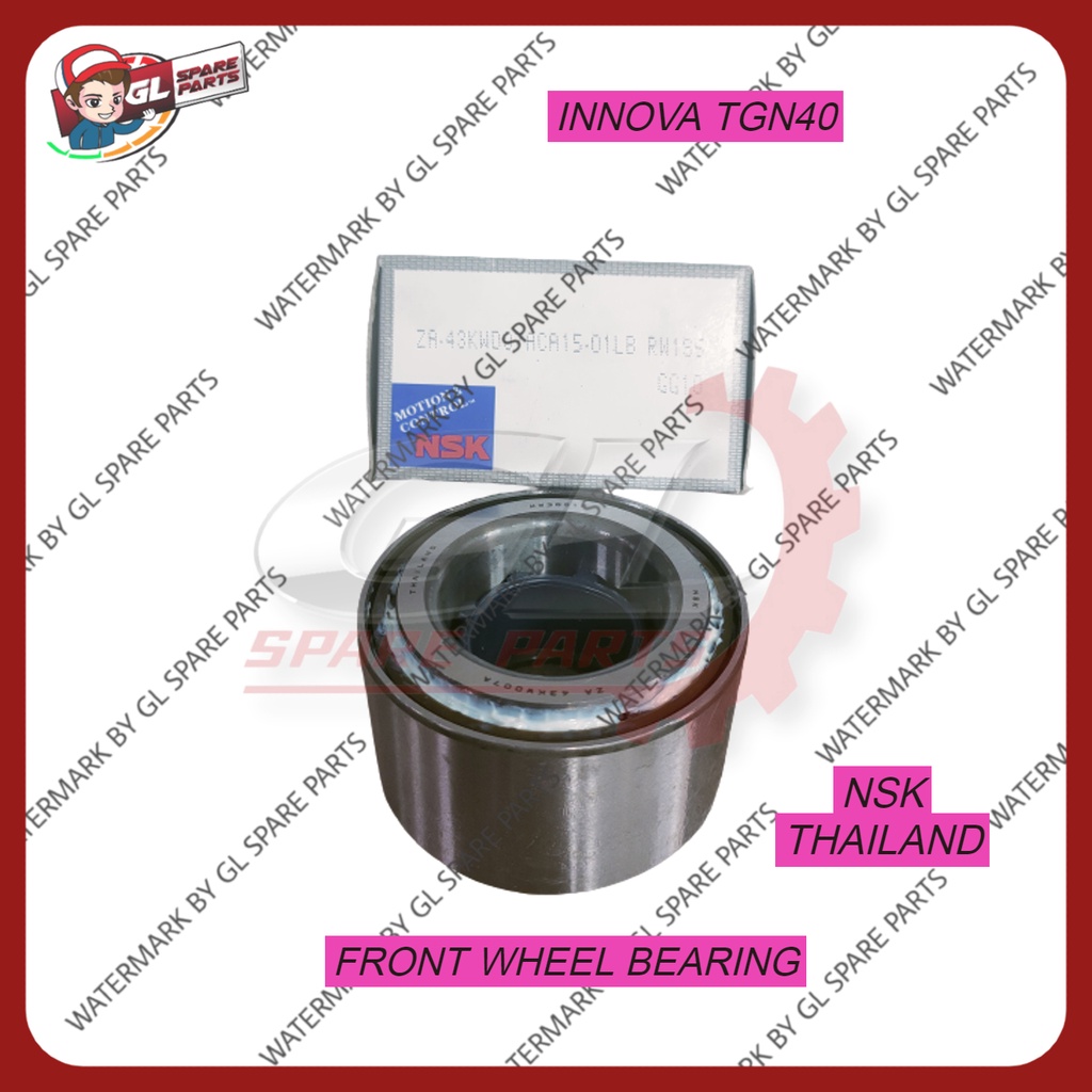 TOYOTA INNOVA TGN40 FRONT WHEEL BEARING NSK THAILAND ORIGINAL ...