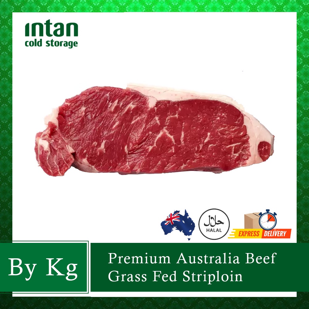 Premium Australia Grass Fed Beef - Striploin/ Sirloin Steak (170 to 330 ...