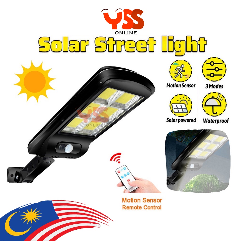 Waterproof Solar Led Light 120W Lampu Solar Street Lighting Parking Lot