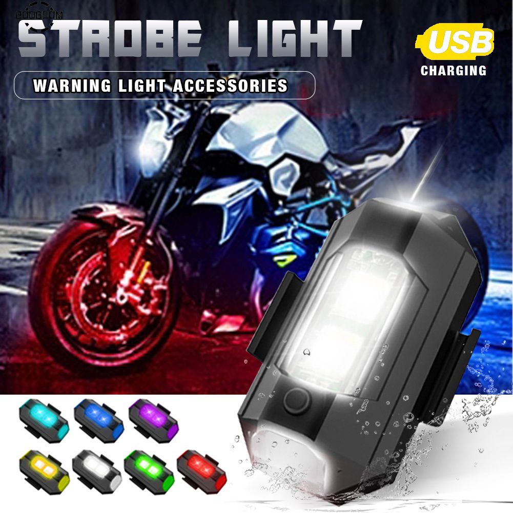 Colorful Bicycle Tail Lights Suction Aircraft Strobe Lights