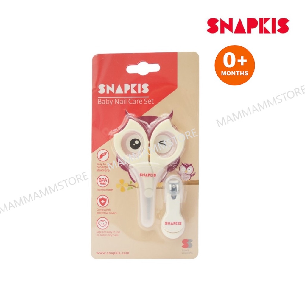 Snapkis Baby Nail Care Set - White Owl