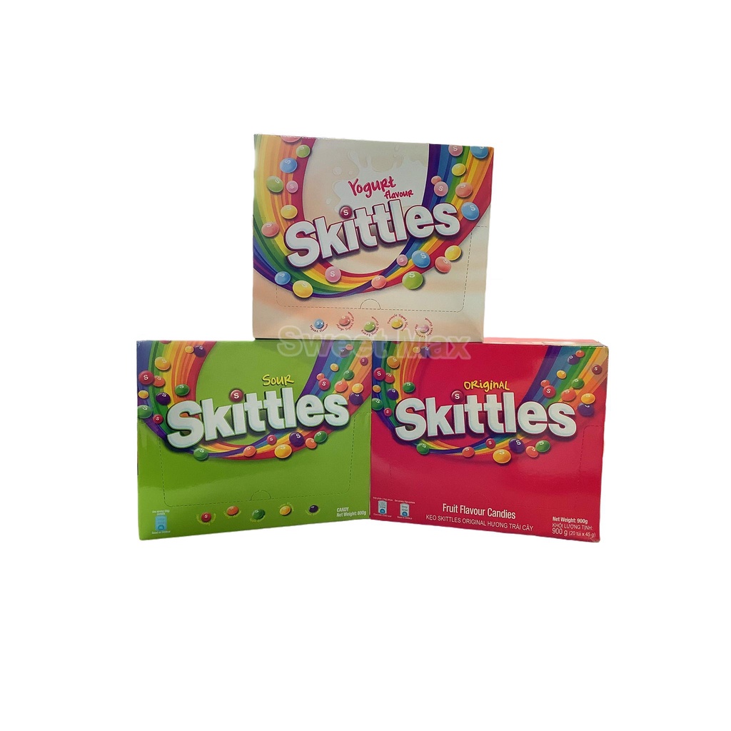 Skittles Fruit Flavour Candies 40g/45g (1 box; 20 packs) | Shopee Malaysia