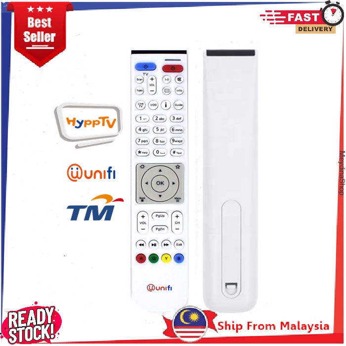 (Top Selling)Remote Control For HyppTV Unifi TV EC6106V5 EC6108V8