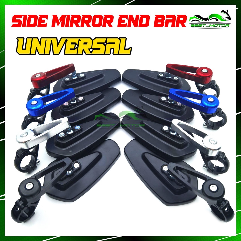 Side Mirror End Bar V2 universal (SEMUA MOTOR BOLEH PAKAI ) ( RS150, Y15, R25,NVX155, )