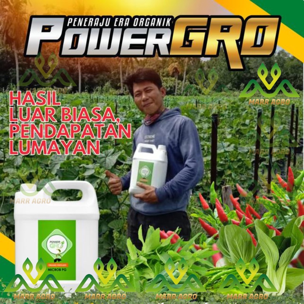 FREE POS SM!! PowerGro Microb -Baja Foliar Semburan 100% Organik ...