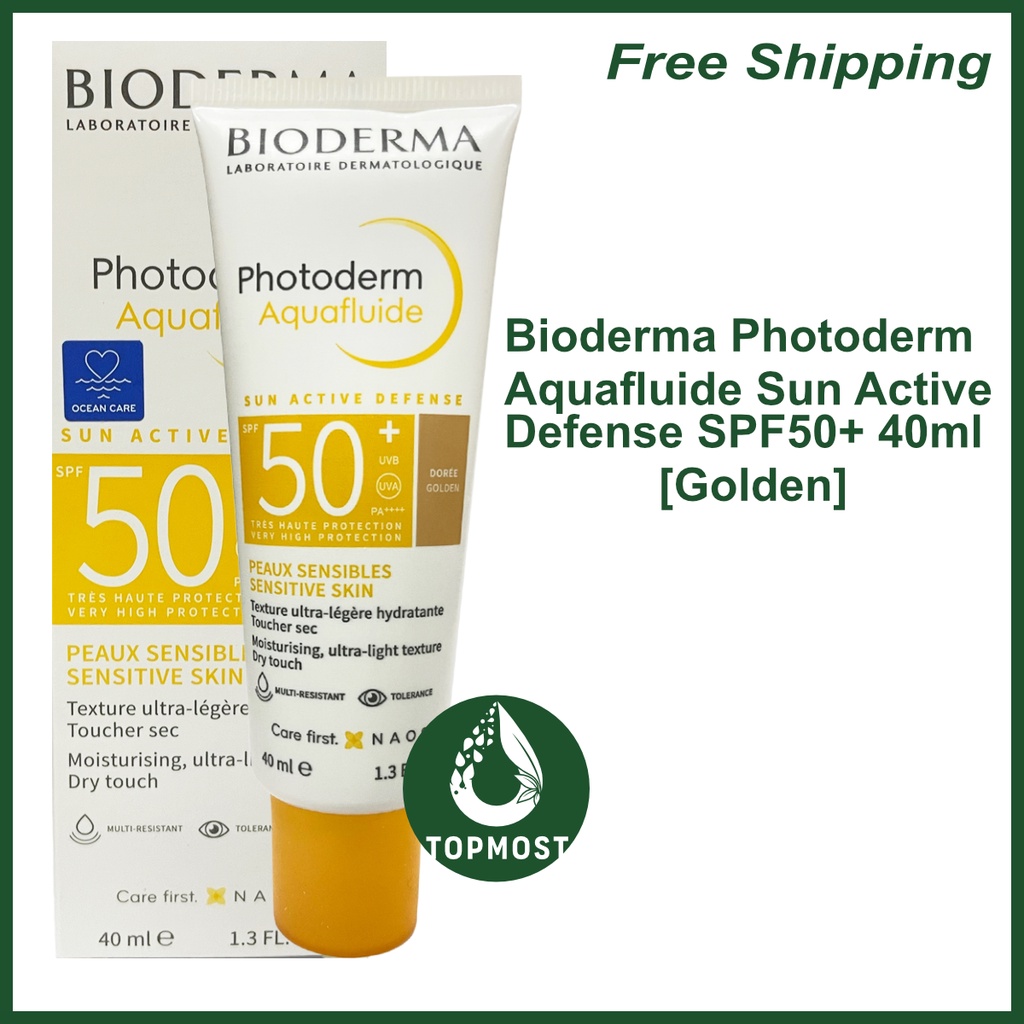 Bioderma Photoderm Aquafluide Sun Active Defense SPF50+ 40ml [Golden ...
