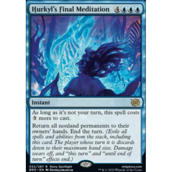 Hurkyl's Final Meditation - BRO - - MTG Cards