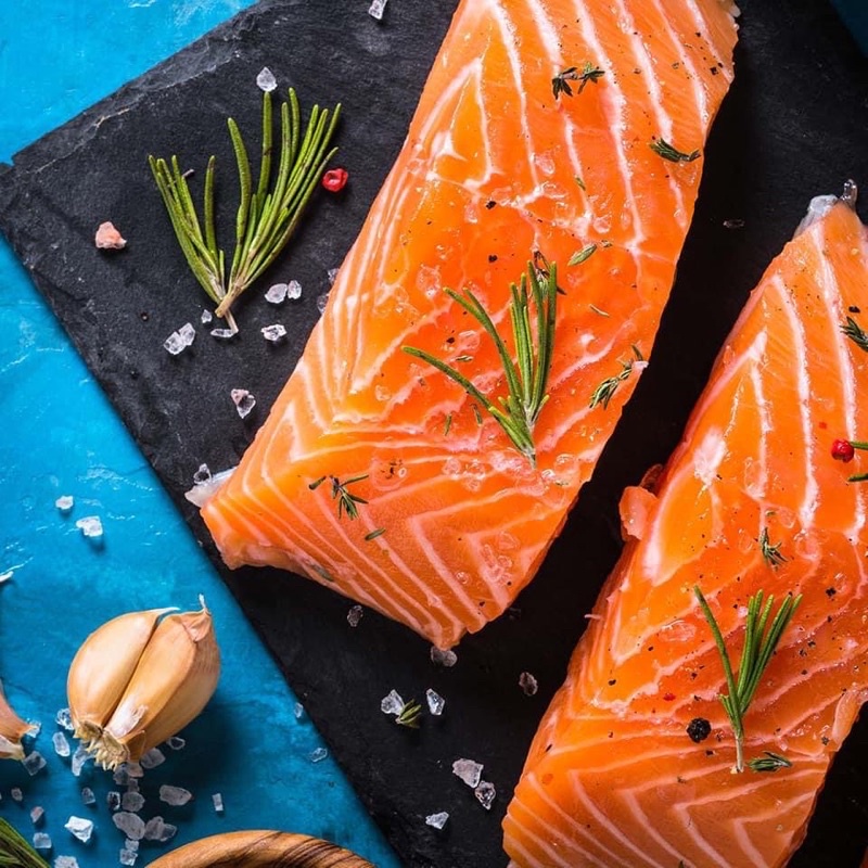 Norwegian Fjord Trout Salmon Fillet Cut (250g+/per pc) x 2 (Twin pack