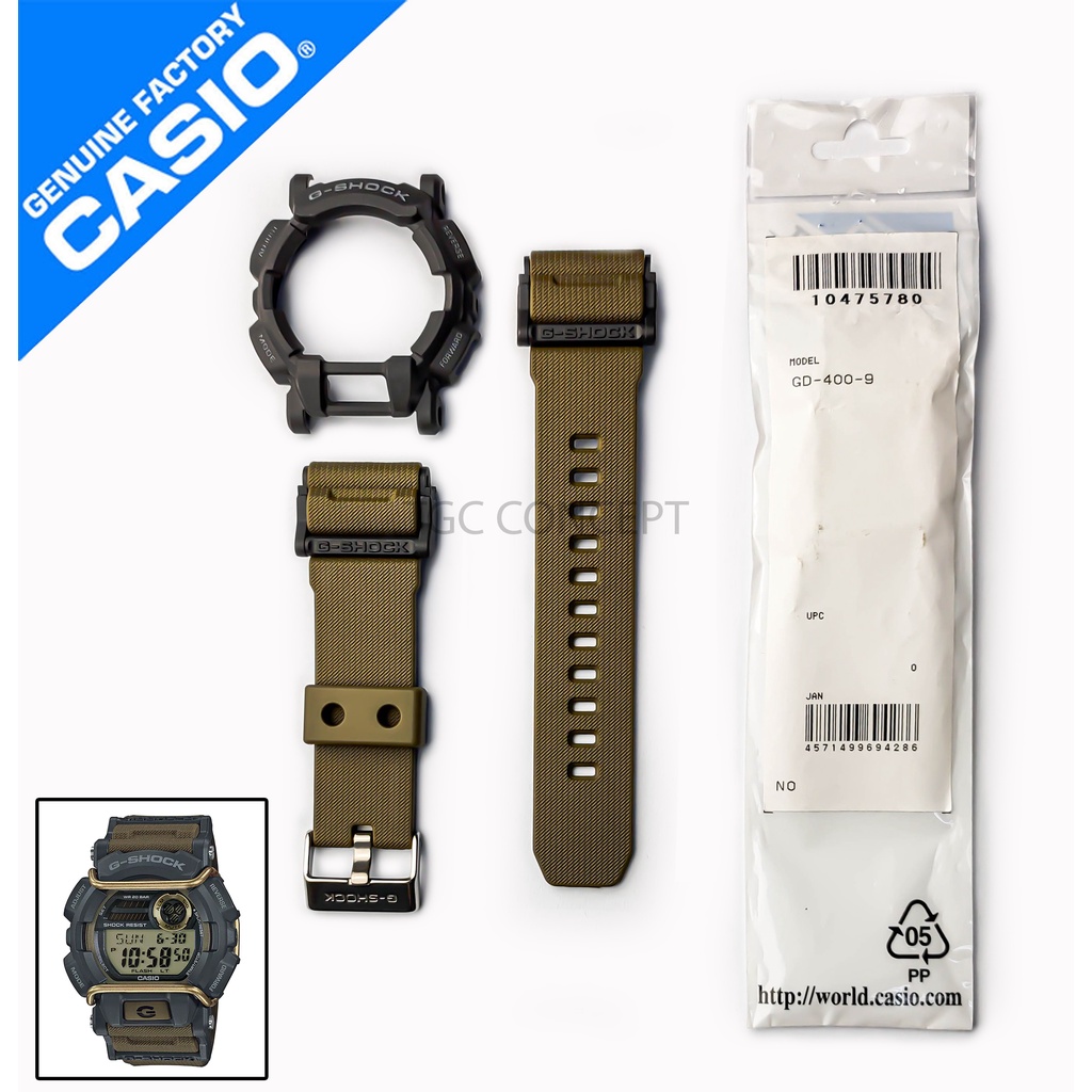 ORIGINAL BAND & BEZEL REPLACEMENT PARTS FOR GSHOCK WATCH GD4009