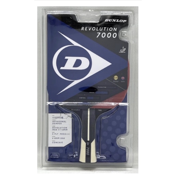 Bat Ping Pong DUNLOP REVOLUTION 7000 Bet Table Tennis PingPong Original