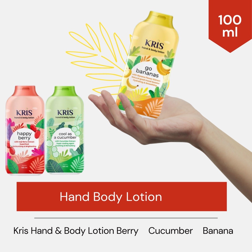 Hand & Body Lotion KRIS Superfood Series 100ml Shopee Malaysia