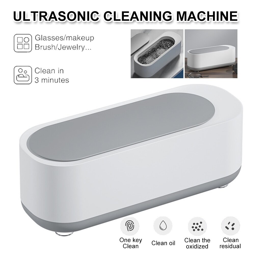 [[ FREE GIFT Ultrasonic Cleaning Machine High Frequency Vibration Wash Cleaner Washing Jewelry Glasses Watch Washing 