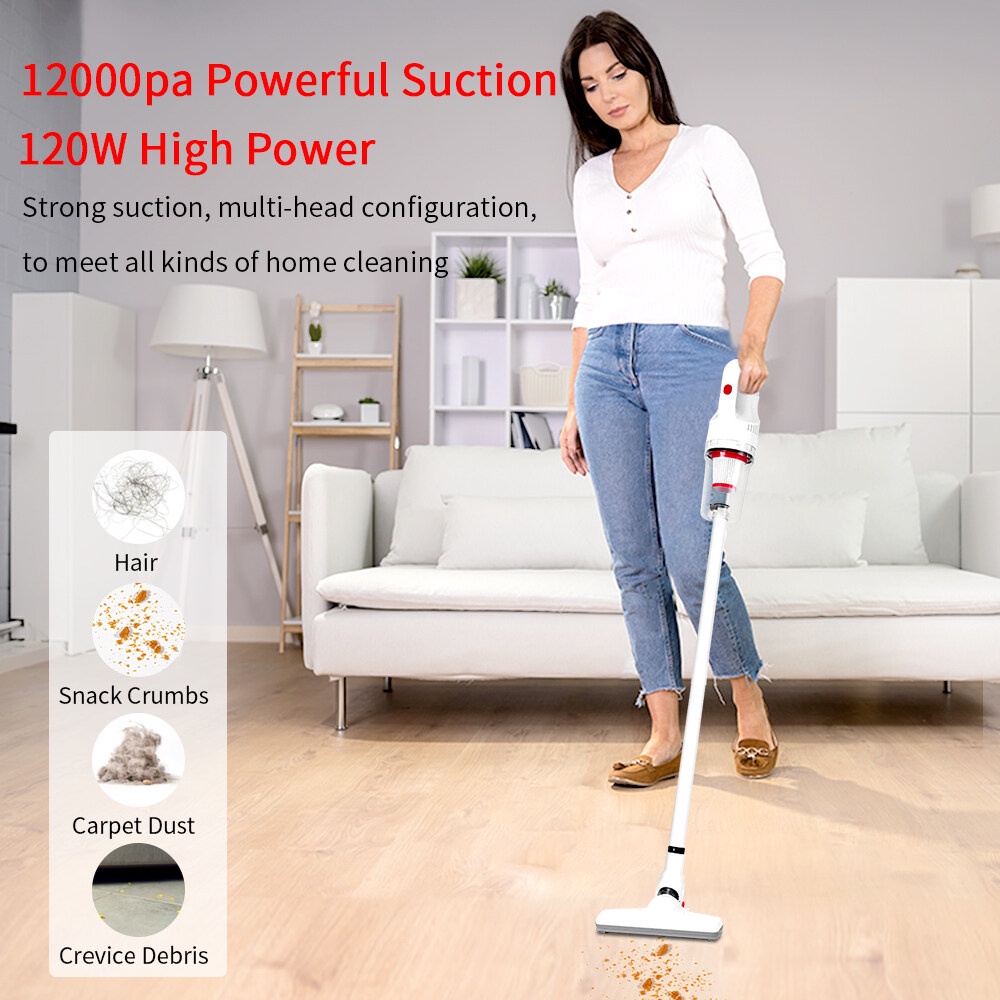 [[ FREE GIFT OneTwoFit Vacuum Cleaner Wireless 180° Rotatable High Suction Handheld 12000Pa Wet&Dry Dual Use Home/Ca
