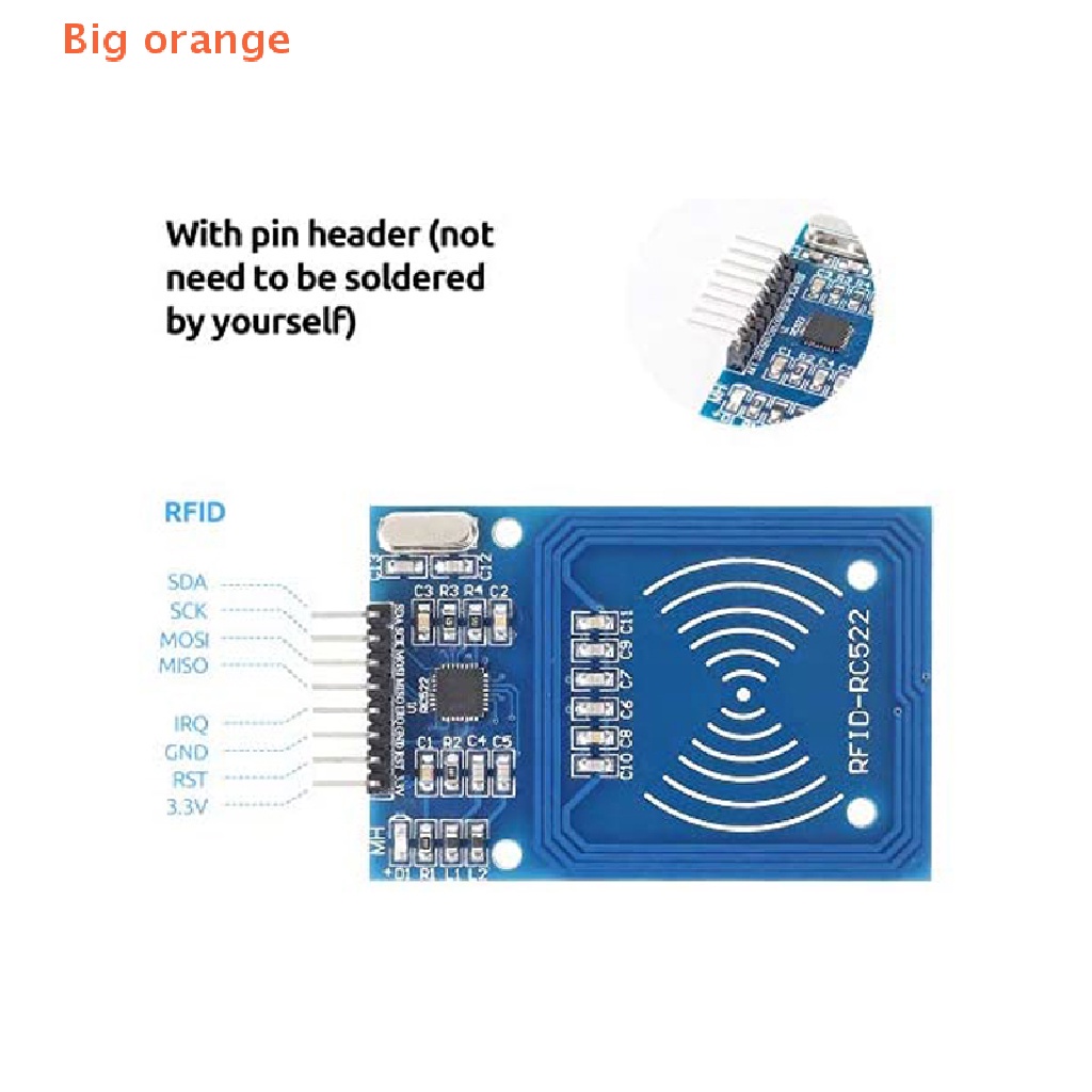 Quality Purpose NFC Reader RF IC Card Sensor Module Arduino + S50 Key Ring Versatile - Image 5