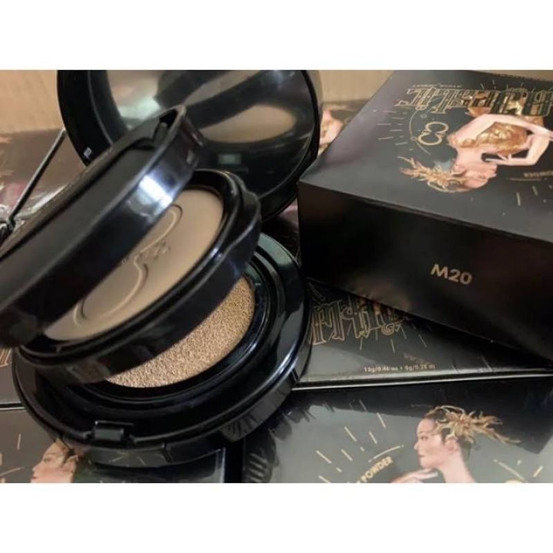 ALHA ALFA X MAJESTIC AYDA JEBAT CUSHION FOUNDATION + COMPACT POWDER