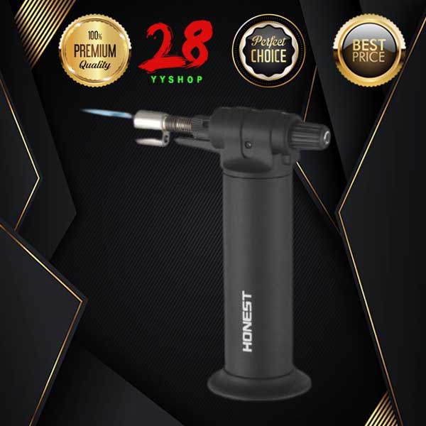 Butane Torch Heavy Duty Extra Power (Black) Blow Torch for Soldering