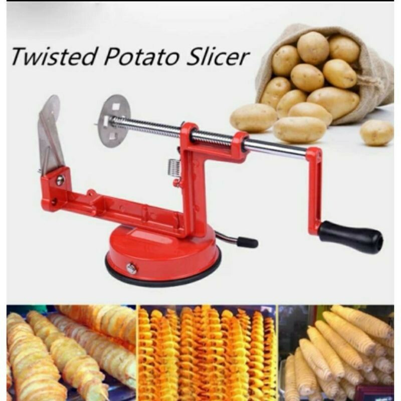 FREE GIFT Spiral Potato Slicer Potato Spring Machine Kentang
