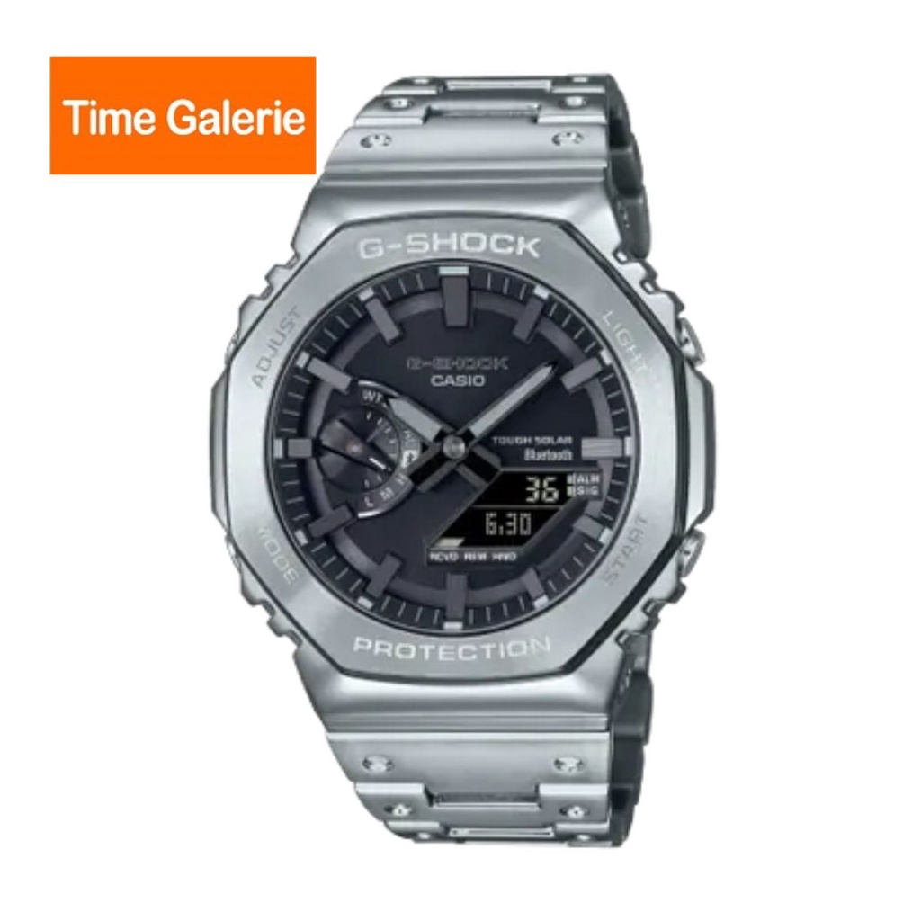 CASIO G-SHOCK Full Metal Series Silver Stainless Steel Band Men Watch GM-B2100D-1A