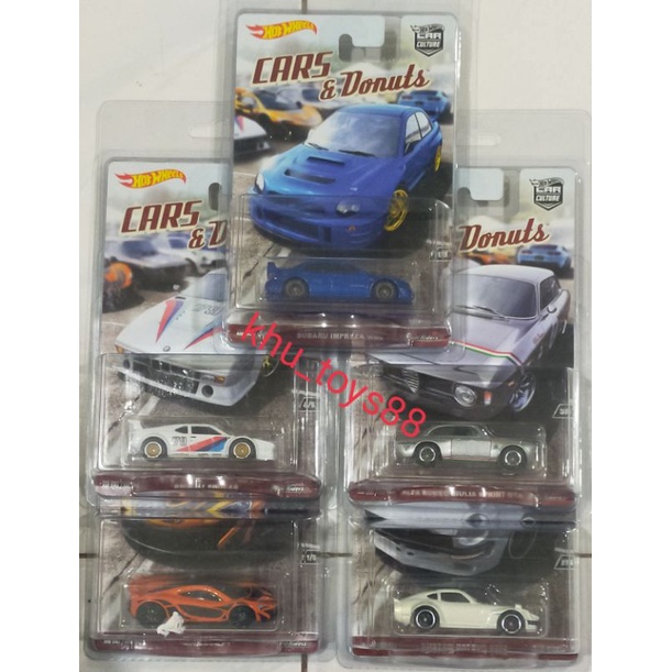 HOT WHEELS CARS & DONUTS SET / HOT WHEELS SUBARU Shopee Malaysia
