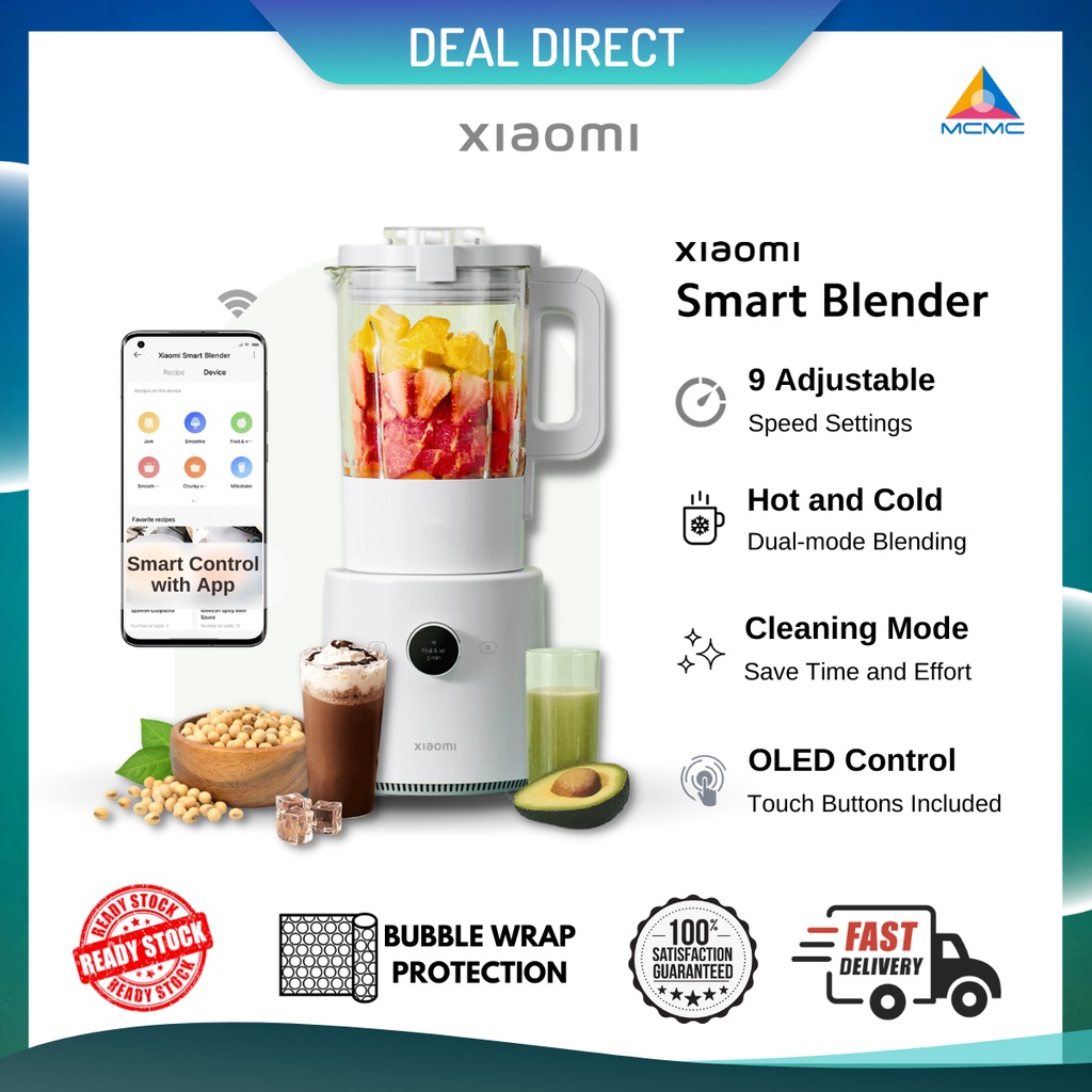 [ READY STOCK ] Original Xiaomi Smart Blender MPBJ001ACM-1A Juicer High ...