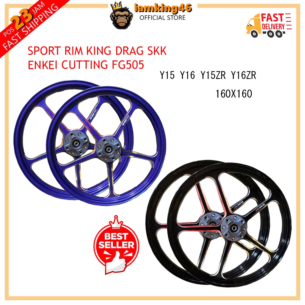 SPORTRIM KING DRAG SKK ENKEI CUTTING FG 505 505 OPEN HUB PNP Y15 Y16 ...