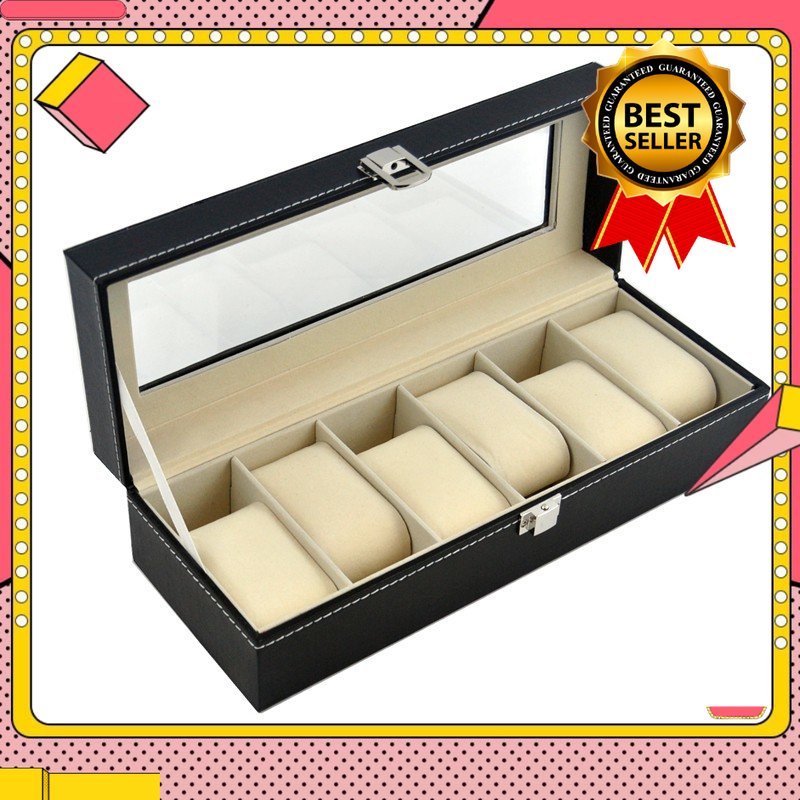 🎁KL STORE✨ [6/ 10/ 12/ 20 SLOTS] PREMIUM Leather Watch Display Box For Collection Kotak J