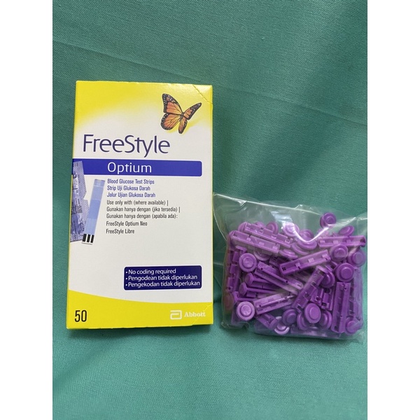Malaysia Registered Freestyle Lite 5 stps / lancet, 10stp / lancet exp