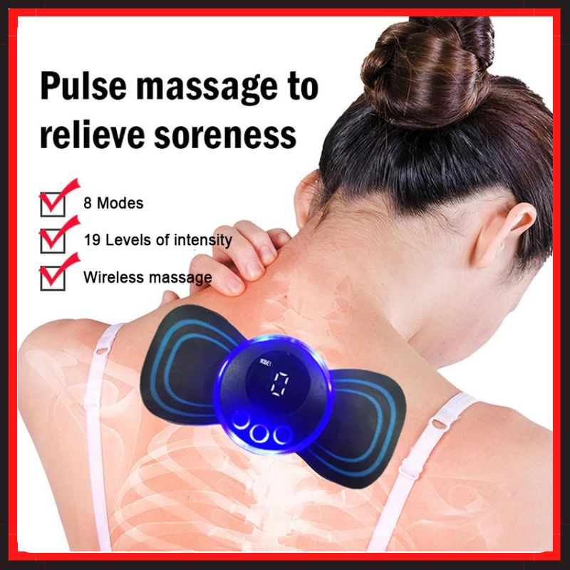 Neck Shoulder EMS Body Massage Shoulder Pengurut Leher Badan Koyok ...